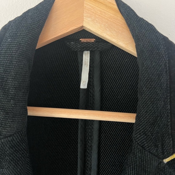 Free People Black Double-Breasted Blazer - Picture 7 of 13